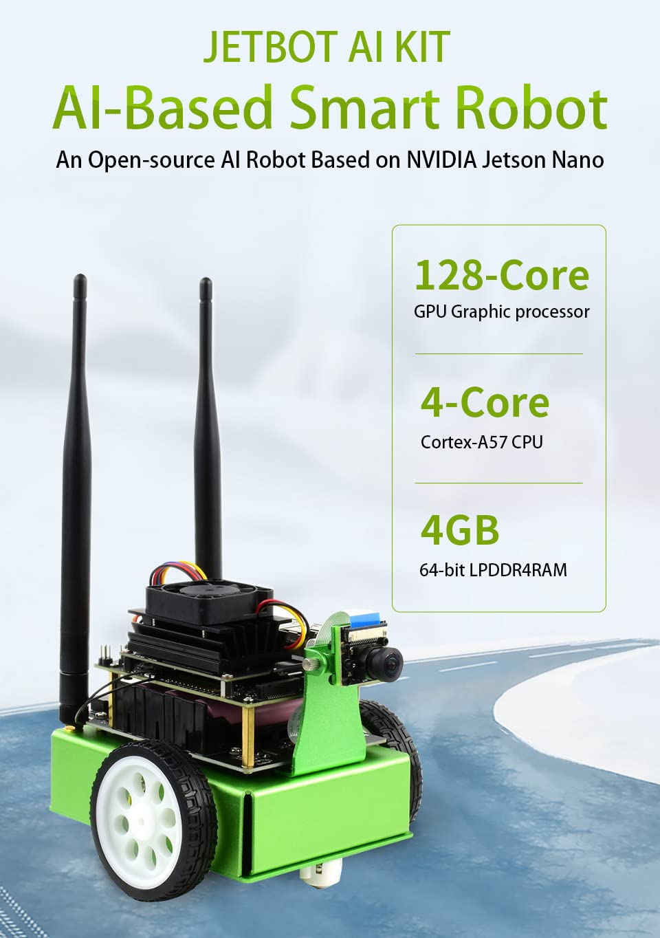 Amazon.com: Waveshare JetBot AI Kit, AI Robot Based On Amazon.com: Waveshare JetBot AI Kit, AI Robot Based On